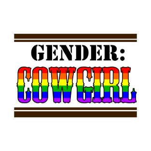 Gender: COWGIRL - Rainbow T-Shirt