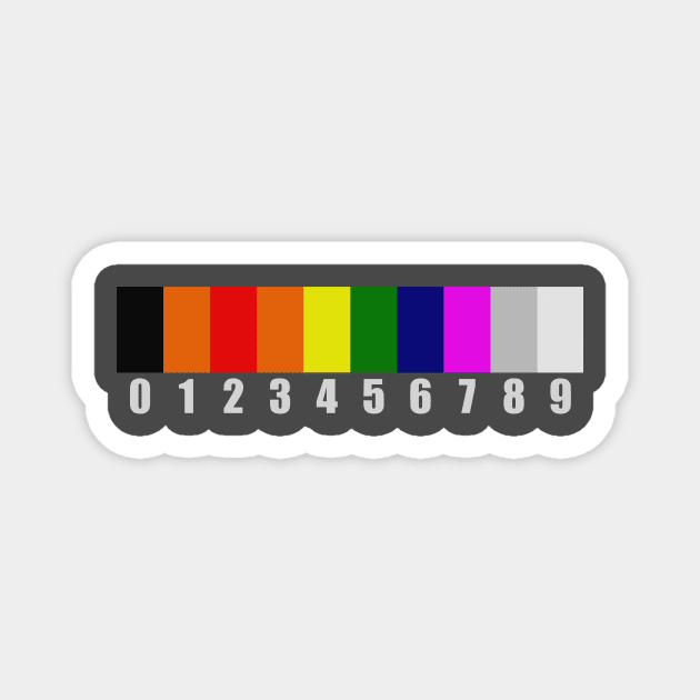 Resistor color codes Magnet by AlternativeEye