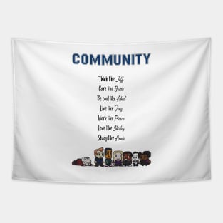 To be like Community · TV show Tapestry