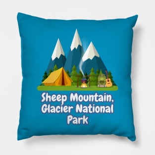 Sheep Mountain, Glacier National Park Pillow