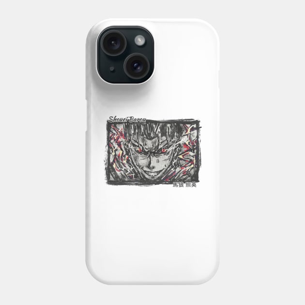 Japanese ink Shouei Barou Blue lock Phone Case by scribble13