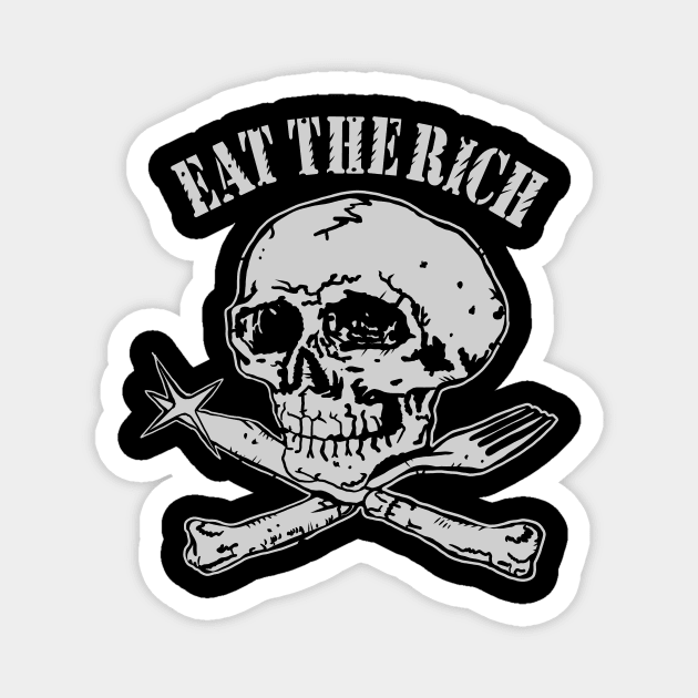 eat the rich Magnet by vender