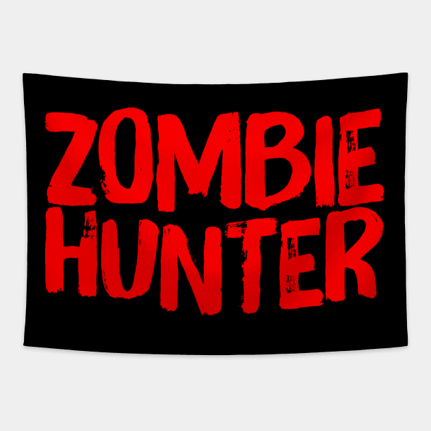 Zombie Hunter Zombie Slayer Zombie Killing Rescue Team Tapestry by ballhard