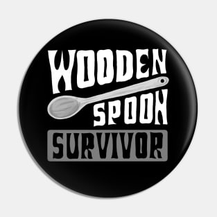 WOODEN SPOON WHITE Pin