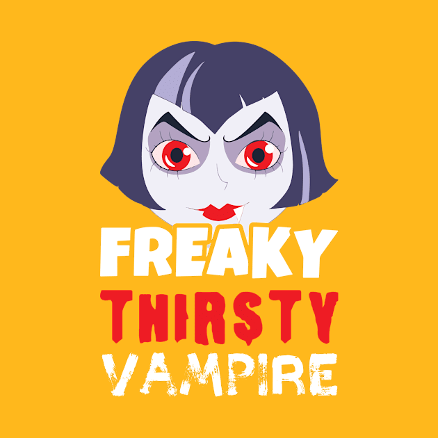 Halloween Thirsty Vampire by designdaking