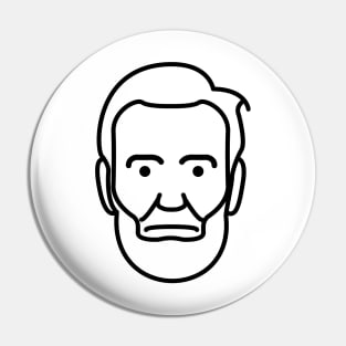 Abraham Lincoln MINIMALIST Pin