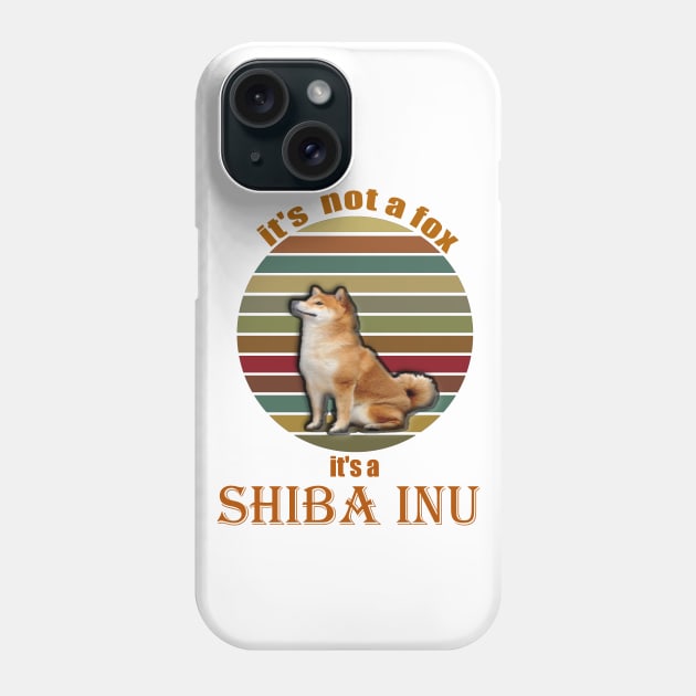 its not a fox its a shiba inu Phone Case by Serotonin