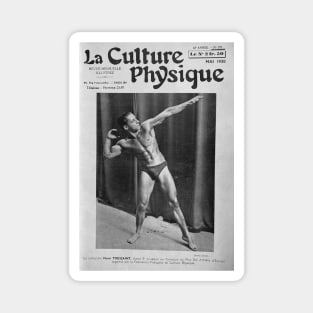 La Culture Physique - Vintage Physique Muscle Male Model Magazine Cover Magnet