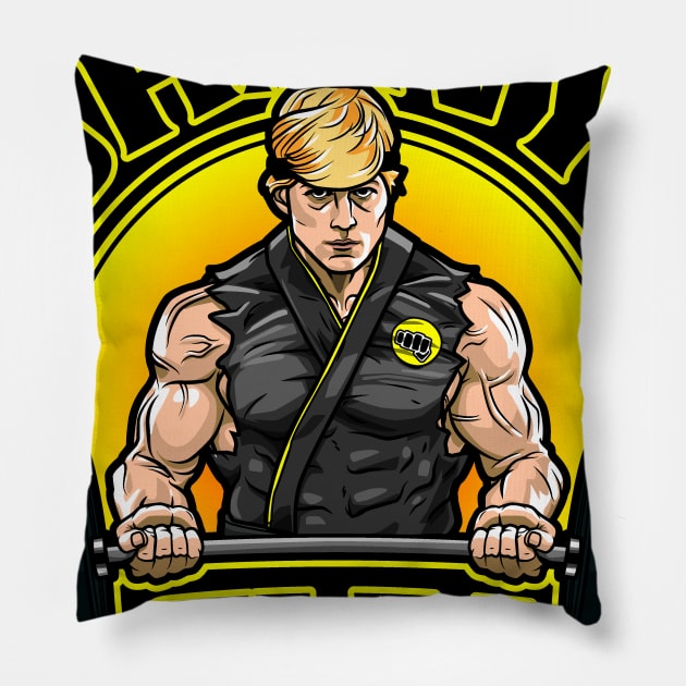 Sweep The Gym Pillow by CoDDesigns