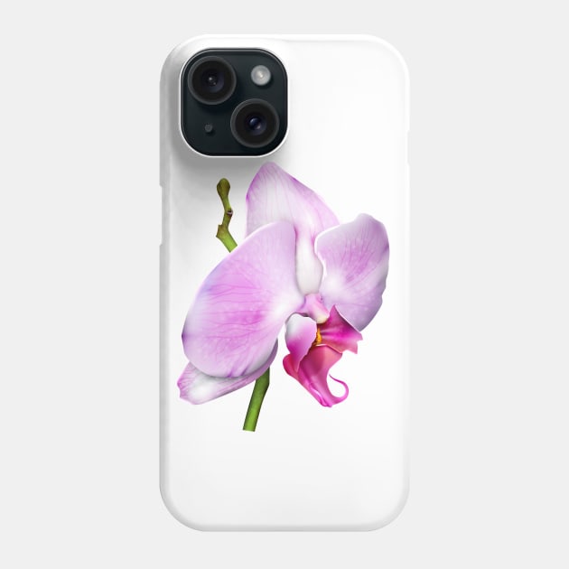 Cherry Blossom Orchid Phone Case by designsbycreation