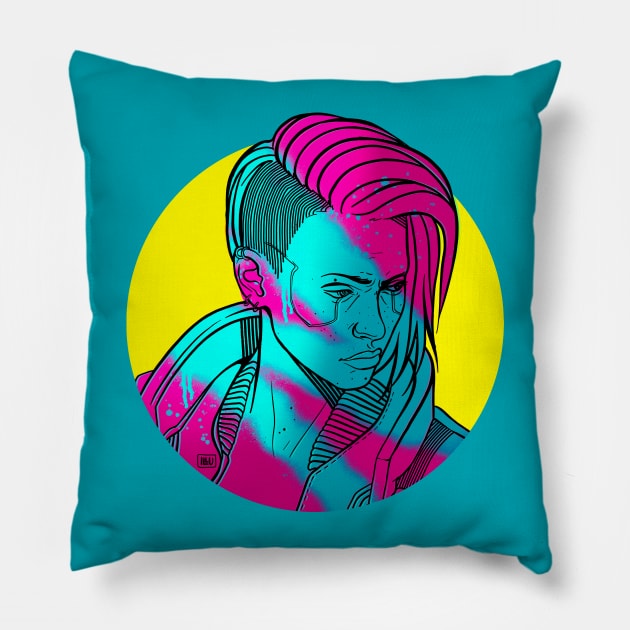 Female V Pillow by illu