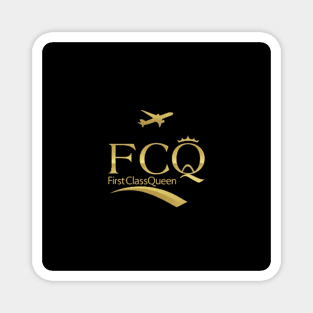 fcq FirstClassQueen logo Magnet