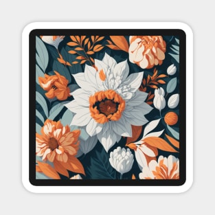 Floral Symphony pattern Magnet