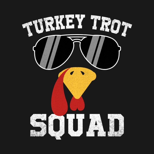 Turkey Trot Squad Thanksgiving Running Fall Turkey by antrazdixonlda