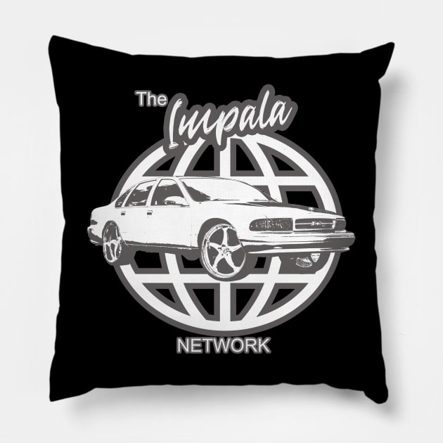 The Impala Network Pillow by Black Ice Design