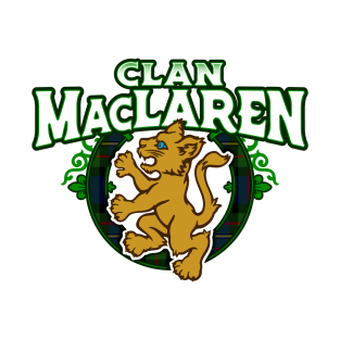 Clan MacLaren Cute Baby Lion Rampant Kitten T-Shirt