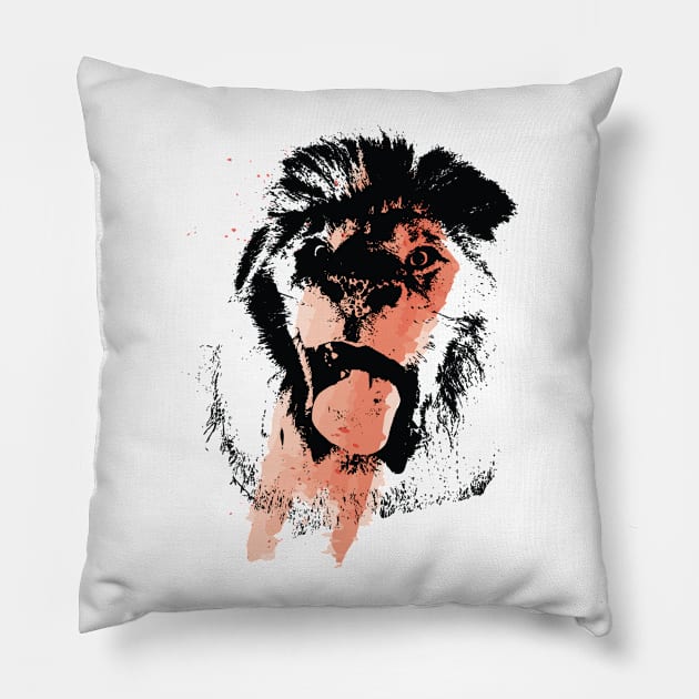 lion Pillow by annaandron