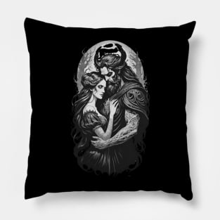 Persephone and Hades rendition 2 Pillow