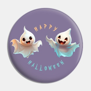 TWO FUN GHOSTS Pin