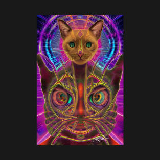 Trippy Cat Vibes 5 T-Shirt