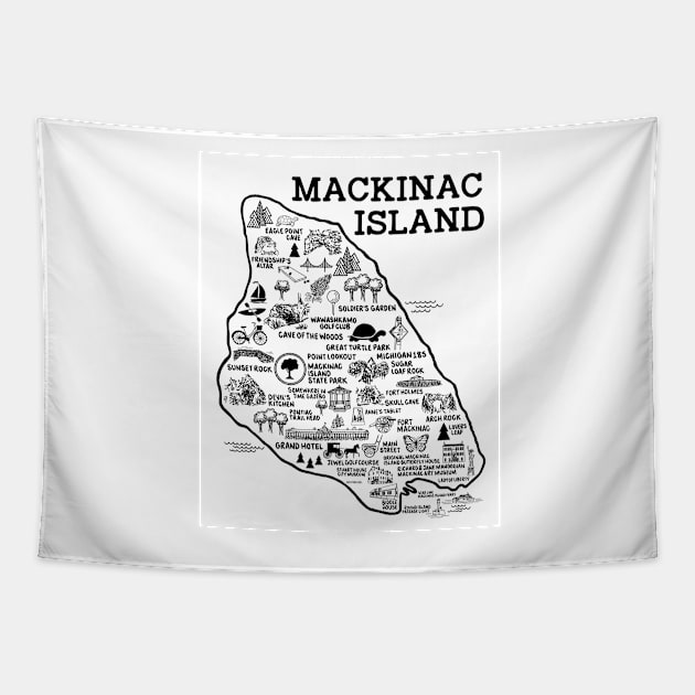 Mackinac Island Tapestry by fiberandgloss