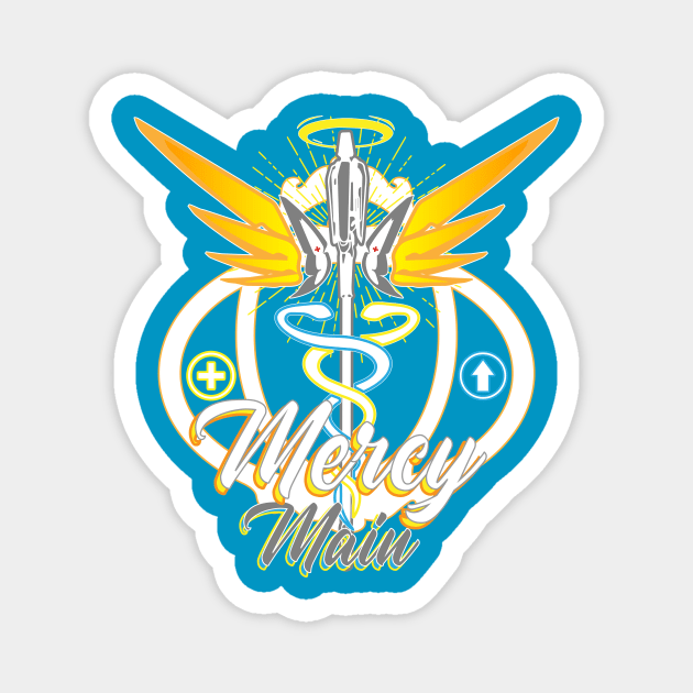 Who's your main? "Mercy" Magnet by Dammpachi