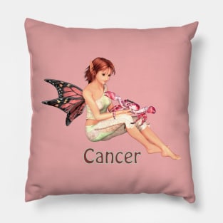 Cancer woman girl fairy faerie elf crab zodiac horoscope Pillow