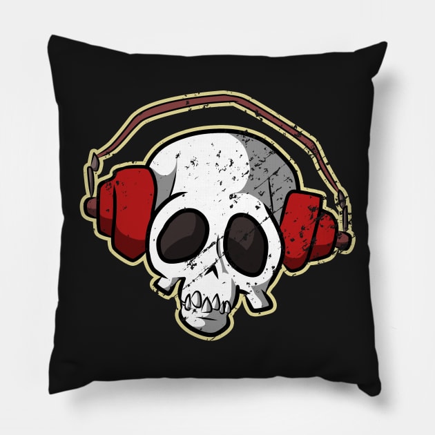 skeletones Pillow by bobgoodallart