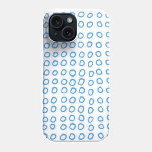 Blue circles Phone Case