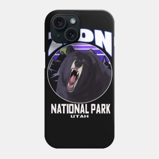 Zion National Park Utah Bear Phone Case