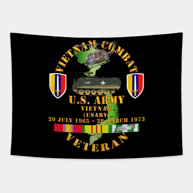 Vietnam Combat Veteran - US Army Vietnam - USARV Tapestry by twix123844