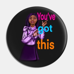 Inspirational, motivational, affirmation, you’ve got this. The best Gifts for black women and girls 2022 Pin