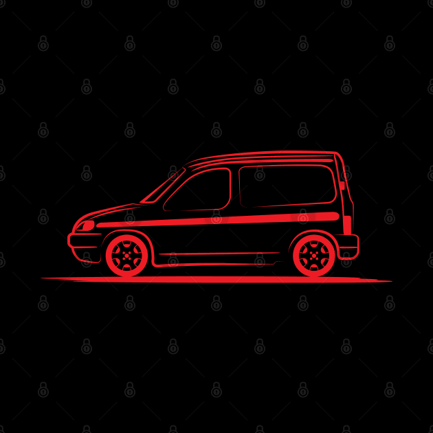 Citroen Berlingo 1996 Red by PauHanaDesign