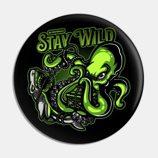 Stay wild Pin