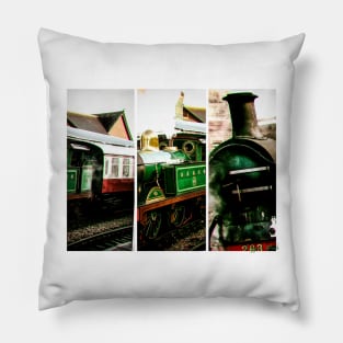 Steam on the Bluebell Line Pillow