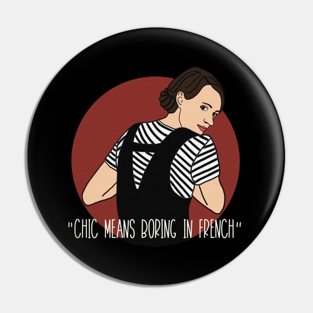 Fleabag TV Show Slogan Pin by BasicBeach