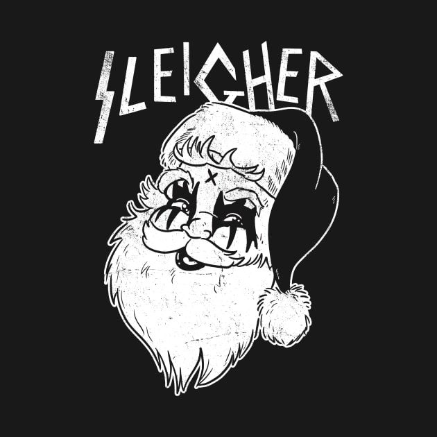 Sleigher Black Metal Santa Clause by APSketches