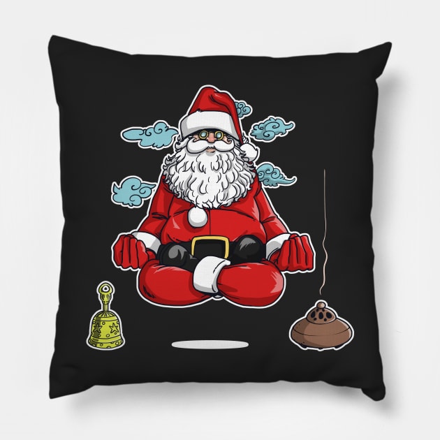 Zen Santa Pillow by TomiAx