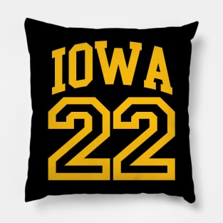Iowa 22 Pillow