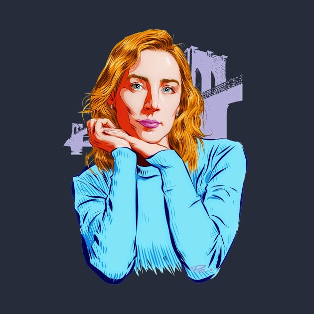 Saoirse Ronan - An illustration by Paul Cemmick by PLAYDIGITAL2020