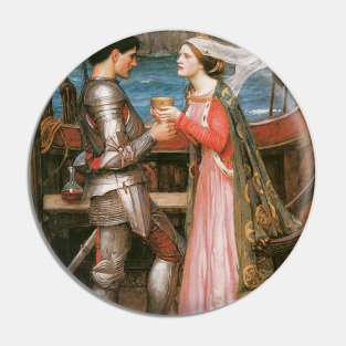 Tristan and Isolde by John William Waterhouse Pin