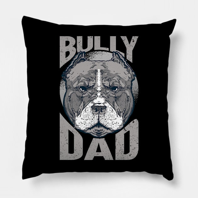 American Bully Dad Pillow by TK Store