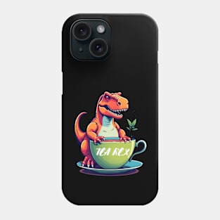 Funny Dinosaur Tea Rex Pun Phone Case