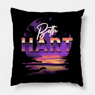 Great Beth Gift Hart For Name Vintage Styles Color 70s 80s 90s Pillow