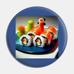 Kawaii Anime Sushi Pin