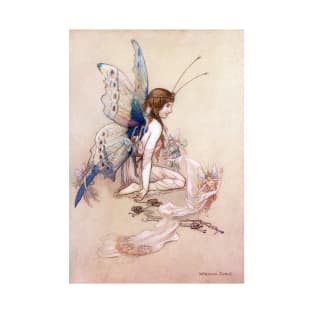 Ellie Gets Her Wings by Warwick Goble T-Shirt