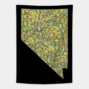 Nevada in Flowers Tapestry