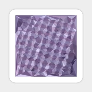 Dark Raspberry Abstract Low Polygon Background Magnet