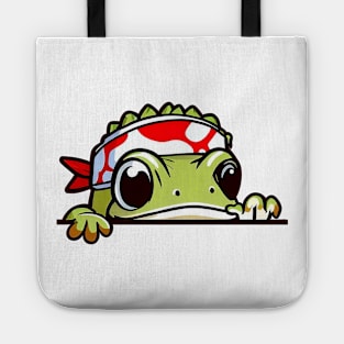 Sneaky japanese gecko frog so cute Tote