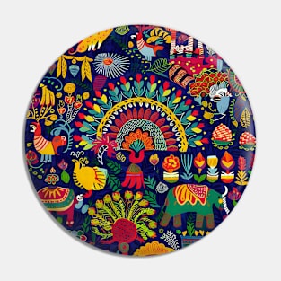 Rajasthani animal pattern art Pin